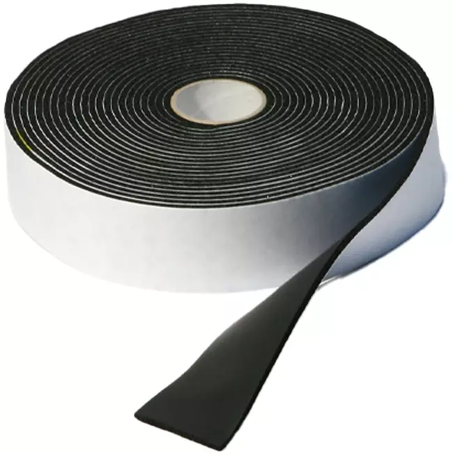 Maxifoam isolerande skumtejp Svart, rulle 10 meter