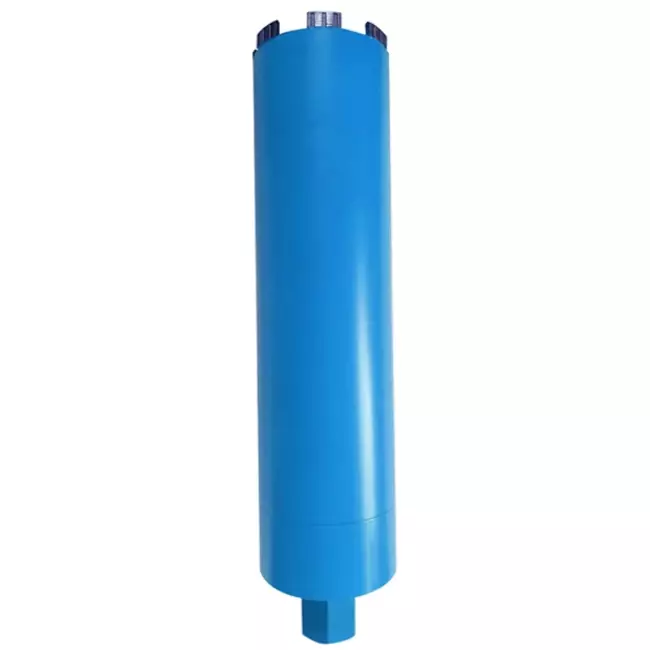 Diamantborrning tjockväggig 5/4'' UNC-anslutning - 65 mm x 400 mm x 10 mm (segmenthöjd)
