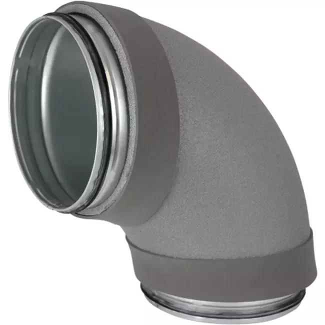 Thermoduct 13 mm böj diameter 160 mm 90 graden isolerad