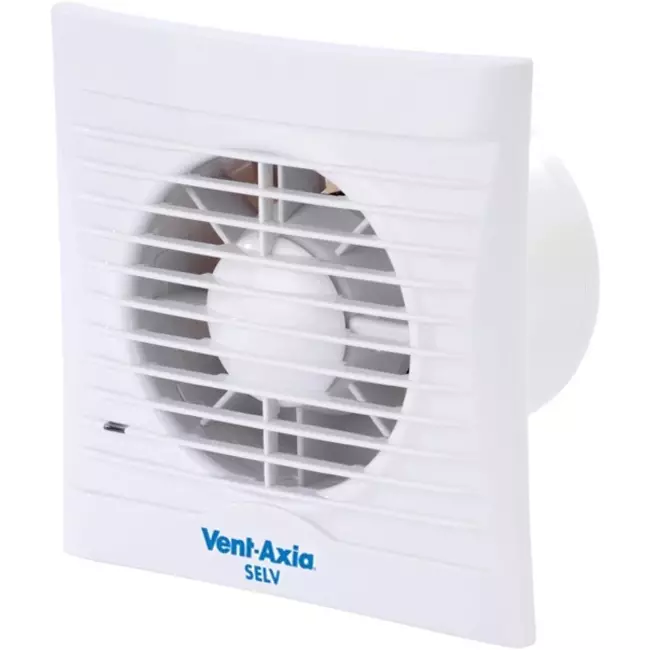 Vent-Axia Azur SELV 12V badrums- och toalettfläkt Ø 100 med fuktsensor