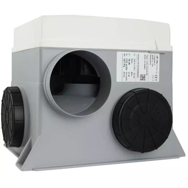 Itho Daalderop CVE-S ECO Optima Inside High Performance HP 415 m³/h + fuktsensor + CO2-sensor - perilexkontakt
