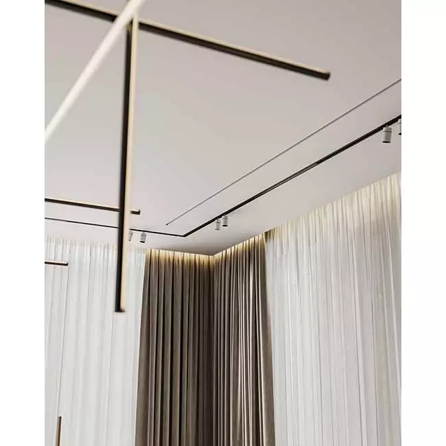 Ergovent ramlös spaltdiffusor 1050 mm med anslutningsdiameter 90 mm - modulär - 1 slits