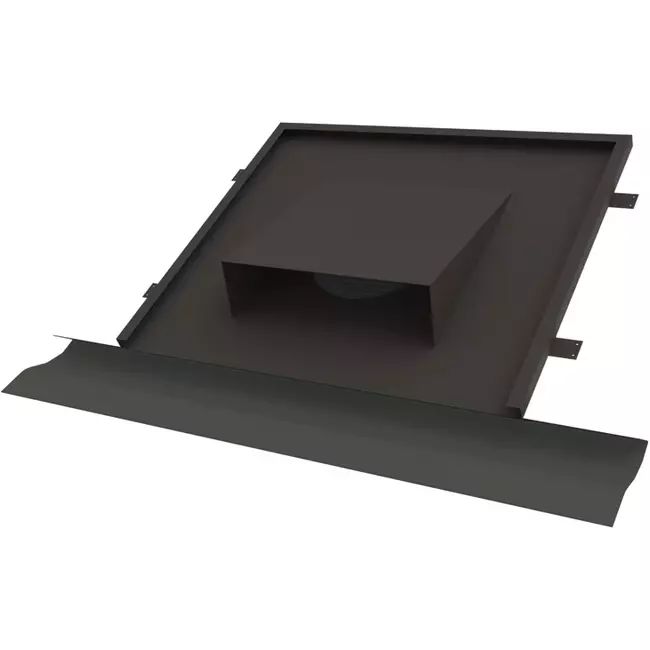 Thermoduct platt horisontell takkanal diameter 160 för lutande tak