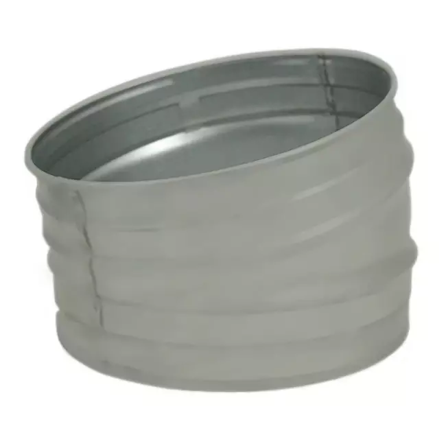 Spiralböj 250 mm 15 graden (sendzimirförzinkat) RAL7035