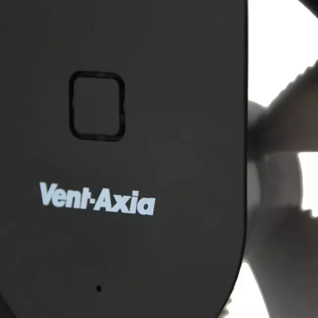 Badrumsfläkt Svara med timer, fukt- och ljussensor 100–125 mm (appstyrd) SVART