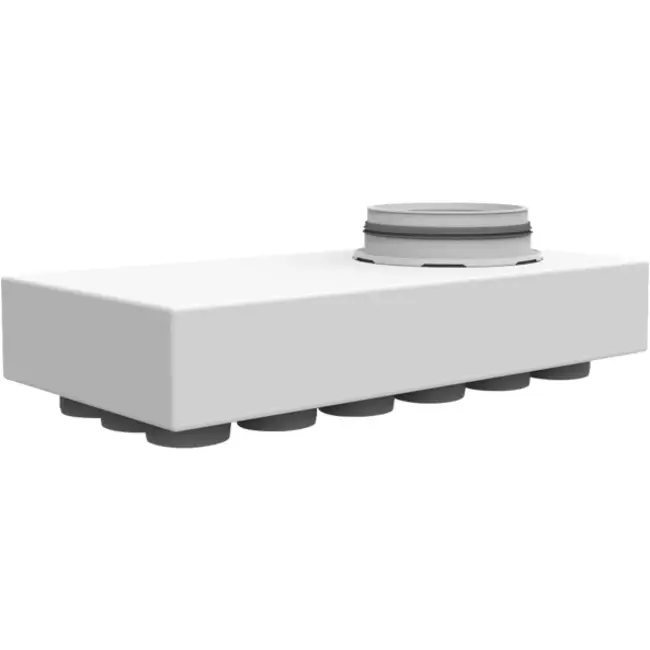 Vent-Axia Uniflexplus huvudfördelare 18 x Ø 69 mm bottenanslutning med tapp Ø 180 mm