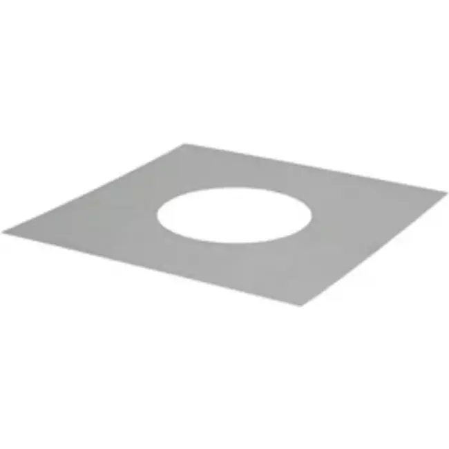 Fyrkantig täckplatta, diameter 400 mm I304 (D0,6)