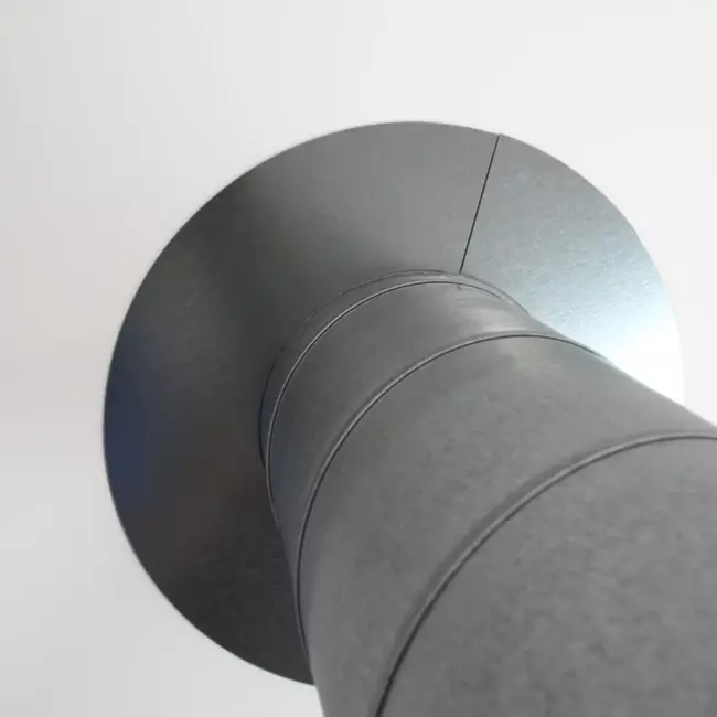 Avslutande rosett Ø 355 mm sendz. förzinkad (2 delar)