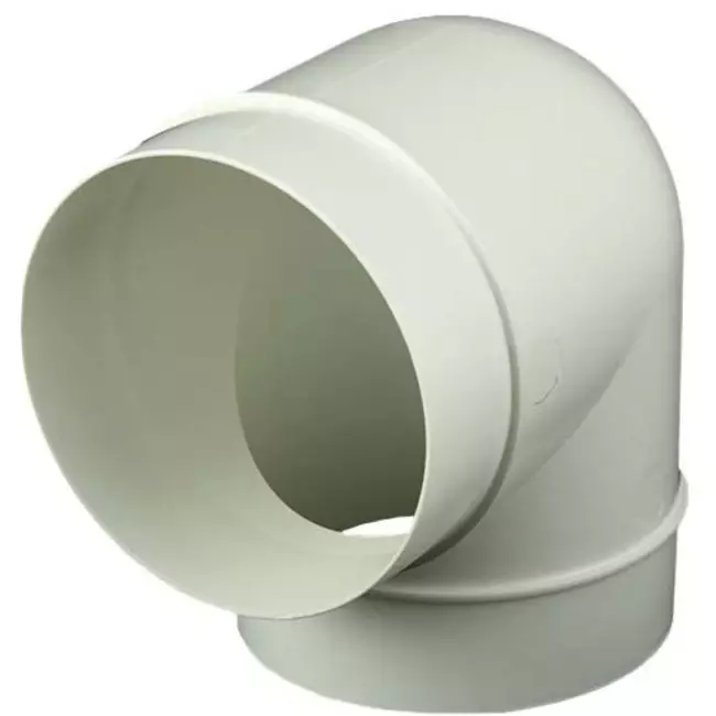 Rund 90° böj av plast, diameter: 150 mm AL150-90