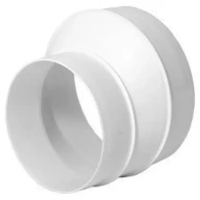 Rund reducerare av plast 150 mm till 125mm - AP150-125