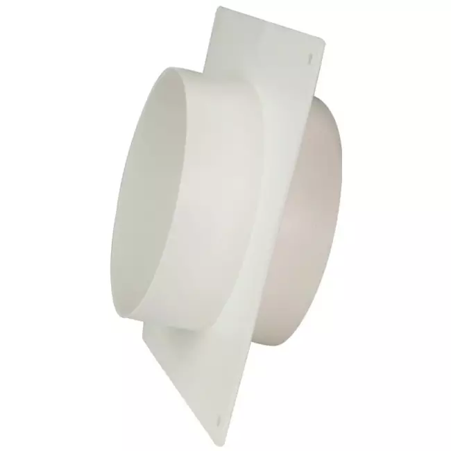Rund väggplatta av plast, diameter: 125 mm - AFS125