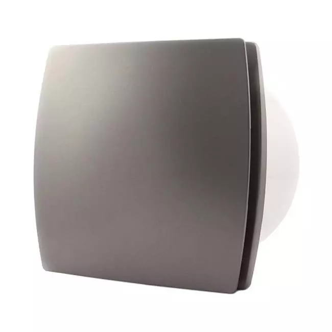 Badrumsfläkt Ø 150 mm silver - design T150S