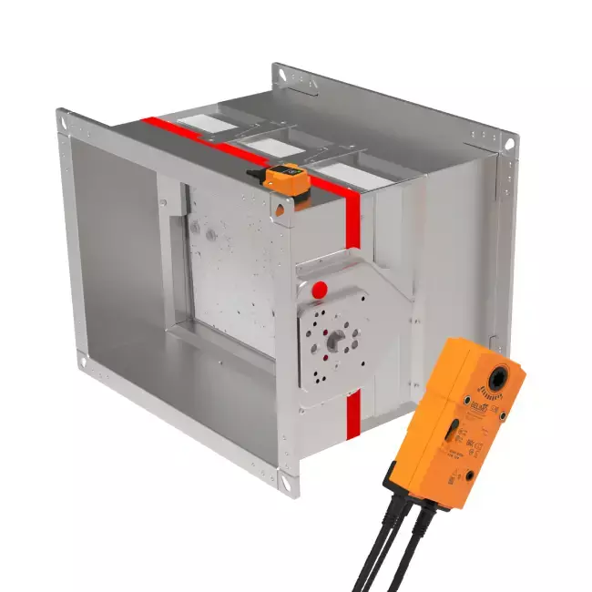 Brandspjällservomotor 24V, 4 Nm, öppna/stäng - E-BFL24 T