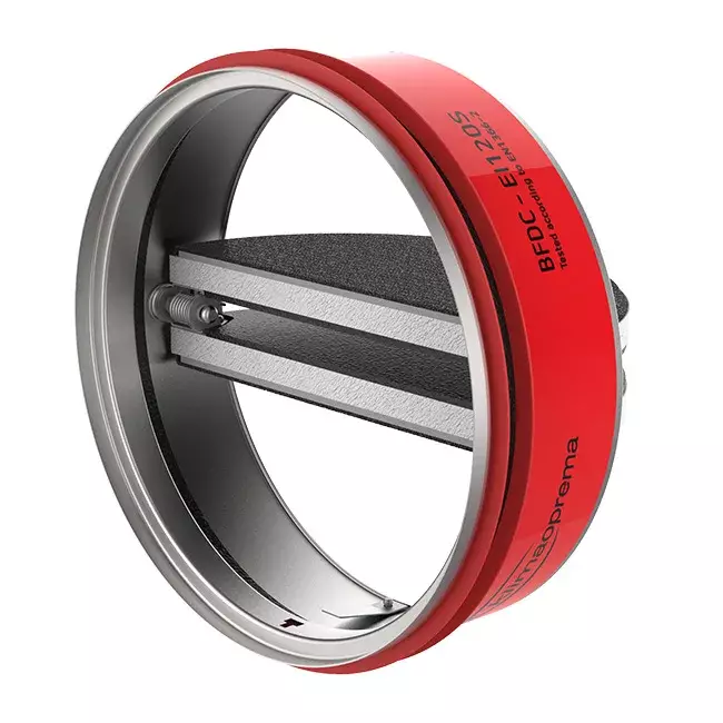 Brandspjäll cirkulärt 100 mm - E-BFDC EI120S 100