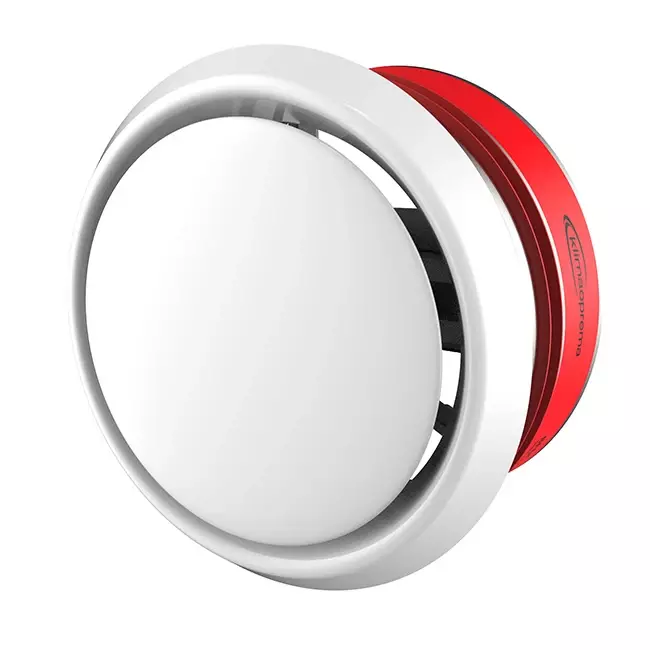 Brandspjäll cirkulärt 160 mm med ventilationsventil - E-BFDC V EI120S D160