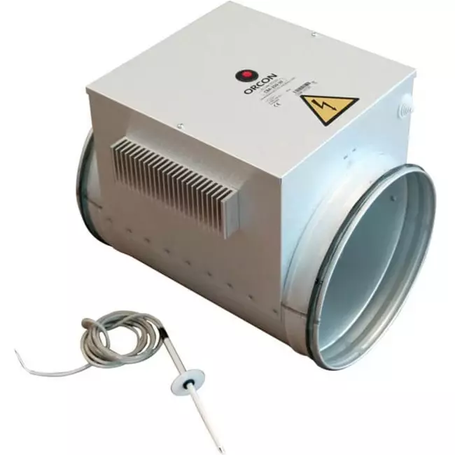 Orcon CBA 315 30 eftervärmare, elektrisk inklusive kanalsensor - 230 volt