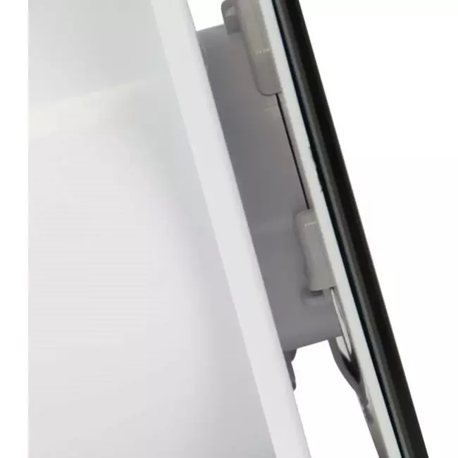 Badrumsfläkt Ø 100 mm – front av glas satinguld