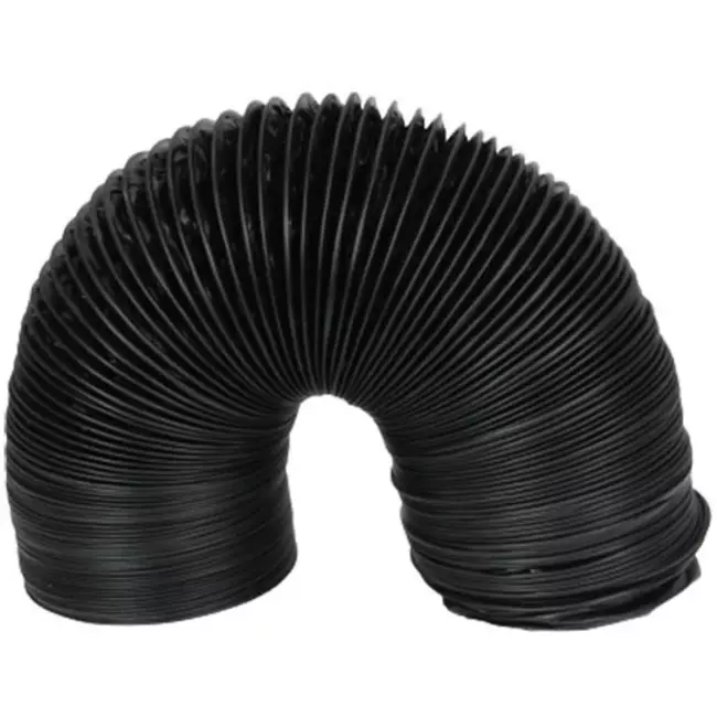Combidec-ventilationsslang i aluminium med ytskikt av polyester, svart Ø 315 mm (10 m)