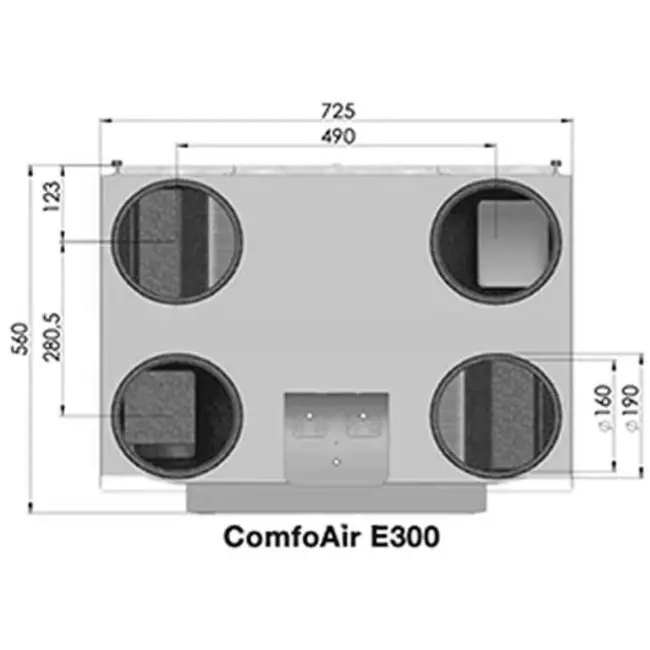 Zehnder Stork ComfoAir E300 L + RF-modul