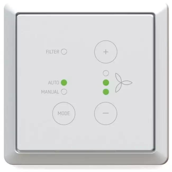 Zehnder ComfoSwitch C67 påbyggnad (ComfoAir Q)