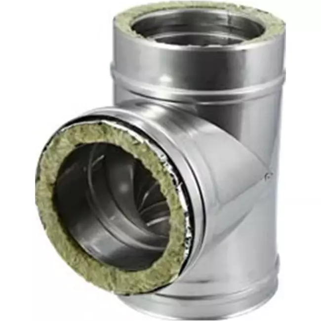 DW diameter 300 mm (300/350) T-stycke T90 I316L/I304 (D0,5/0,6)