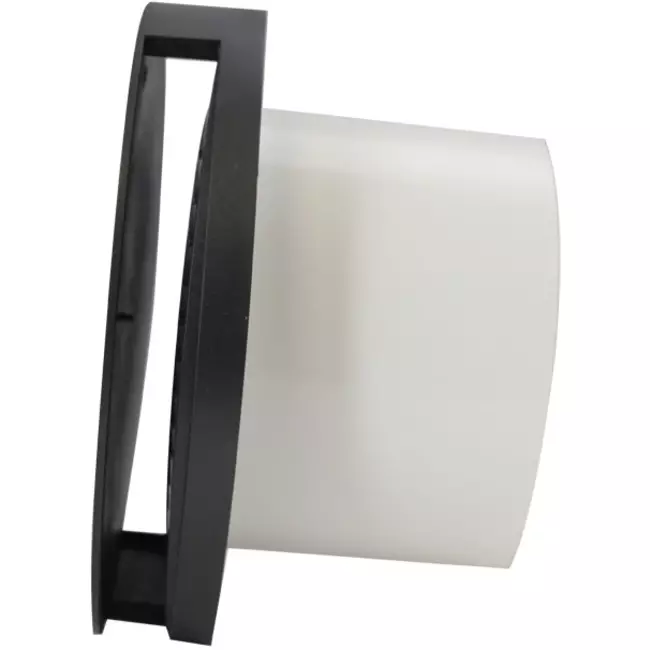 Badrumsfläkt rund Ø 100 mm antracit - design EAT100A
