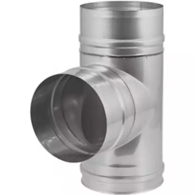 EW diameter 130 mm T-stycke 90 gr I316L (D0,5)