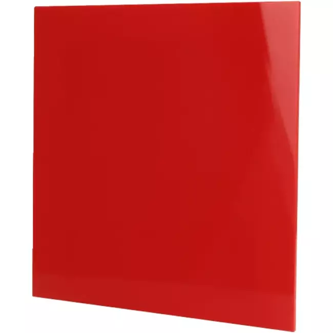 Galler 15x15 cm med färgad plastfront, röd