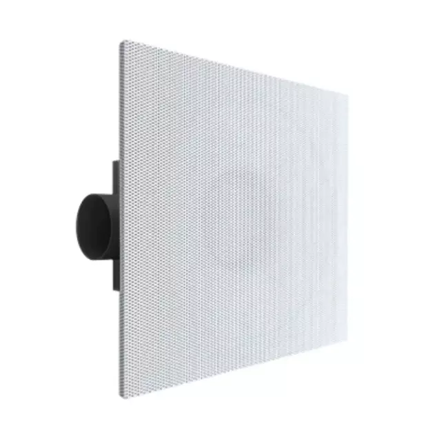 Perforerad justerbar takdiffusor för tillförsel 594x594 – isolerat plenum anslutning på sidan – diameter 160 mm