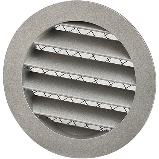Väggspridare 250 mm aluminium för utomhusluft - EL-A-RLP250