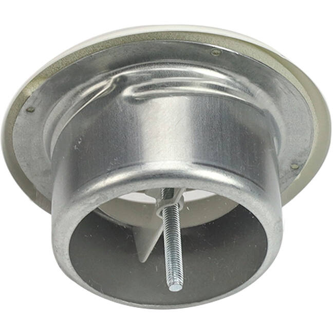 Ventilationsventil 100 mm metall - S-DVS100 RAL9010
