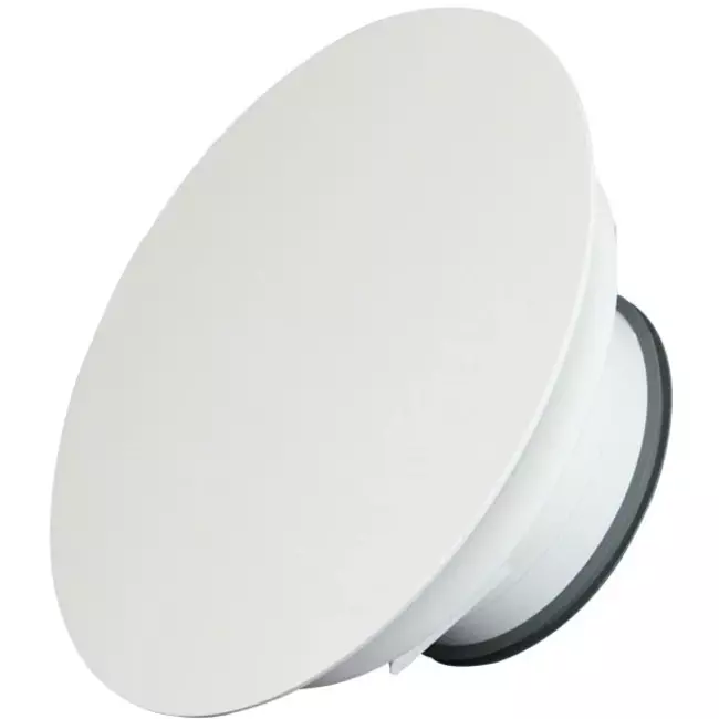 Imaginair RLV-ventil stor Ø 125 mm - monteringsfjädrar + ring - vit