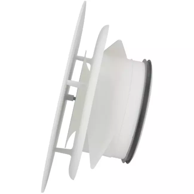 Imaginair RLV-ventil stor Ø 125 mm - monteringsfjädrar + ring - vit