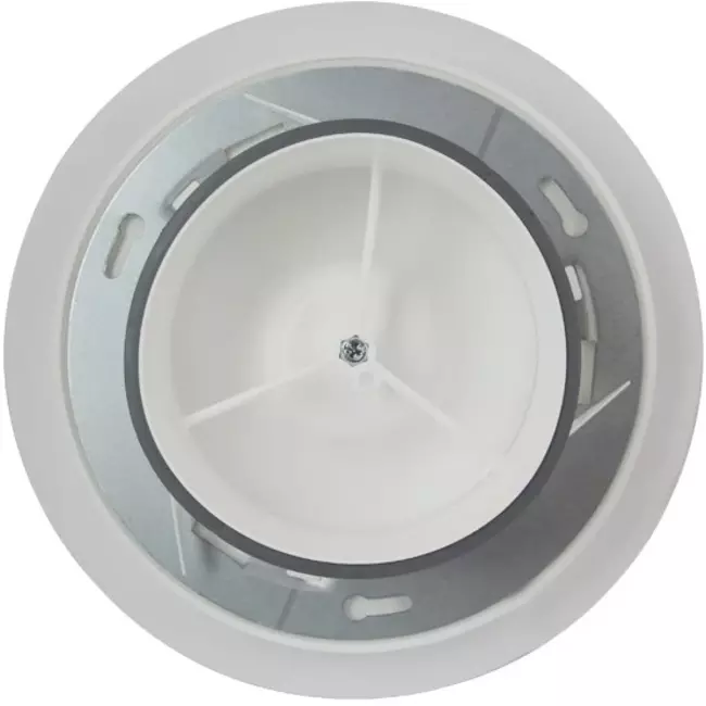Imaginair RLV-ventil stor Ø 125 mm - monteringsfjädrar + ring - vit