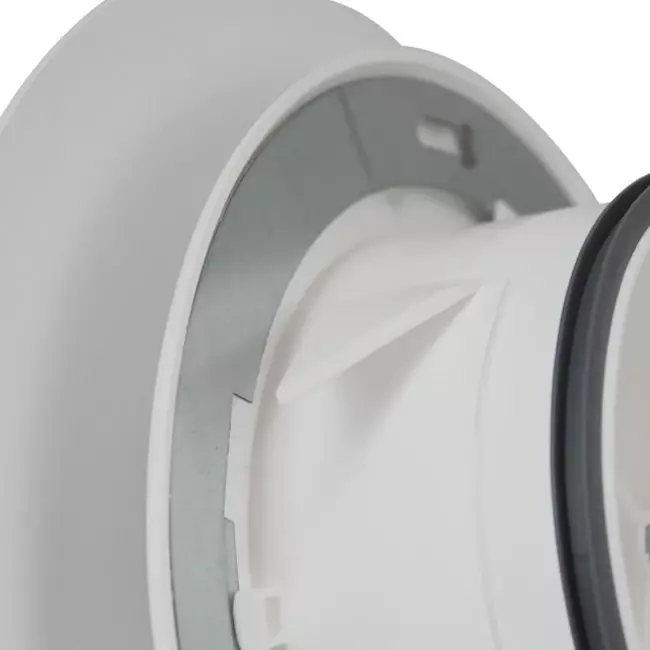 Imaginair RLV-ventil stor Ø 125 mm - monteringsfjädrar + ring - vit