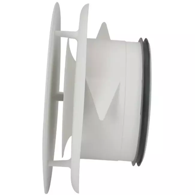 Imaginair RLV ventil Ø 125 mm - monteringsfjädrar + ring - vit