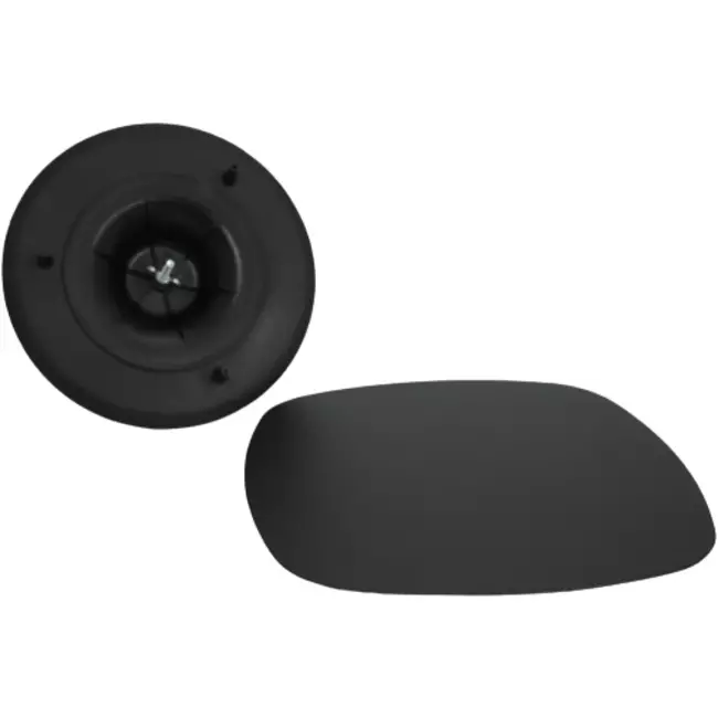 Imaginair RLV-ventil kvadrat Ø 125 mm - monteringsfjädrar + ring - svart
