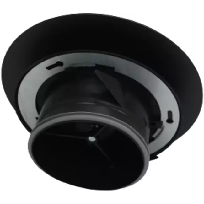 Imaginair RLV-ventil stor Ø 125 mm - monteringsfjädrar + ring - svart