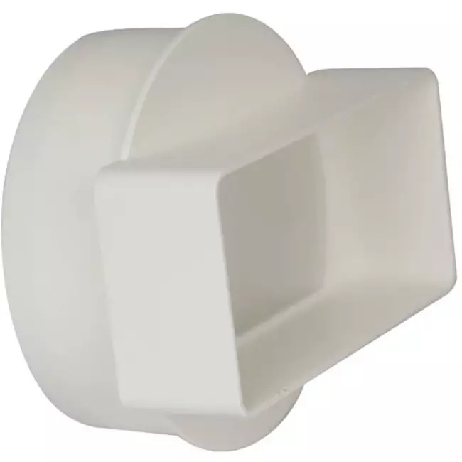 Rektangulär reducerare av plast Ø 100 mm - 110X55mm KSD1