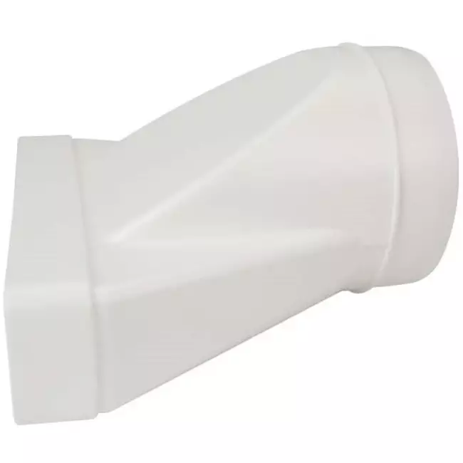 Rektangulär reducerare av plast Ø 125 mm - 220X55 mm - KSD25-125