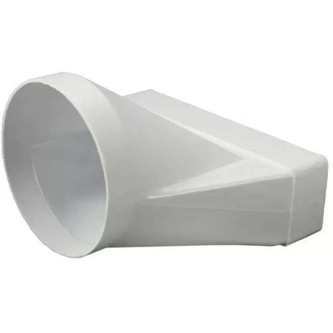 Rektangulär reducerare av plast Ø 150 mm - 220x90 mm KSD29-150