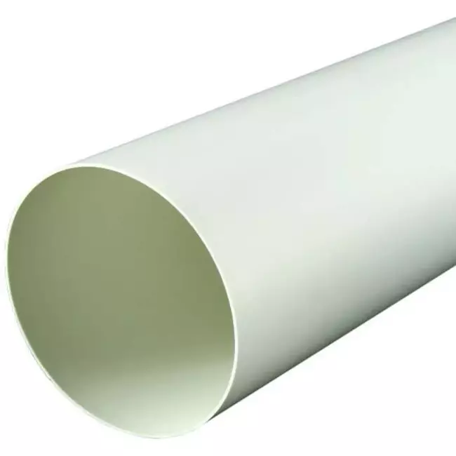 Runt ventilationsrör i plast 150 mm - 0,5 meter A150-0,5