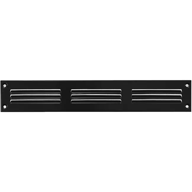 Metallgaller 300x50 mm, svart – MR305M - RAL9005