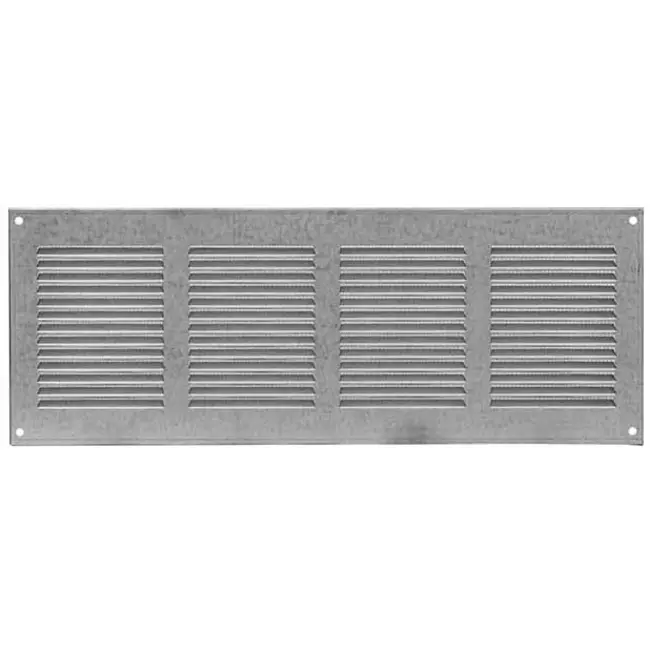 Rektangulärt spårgaller, metall 400x100 zink - MR4010ZN