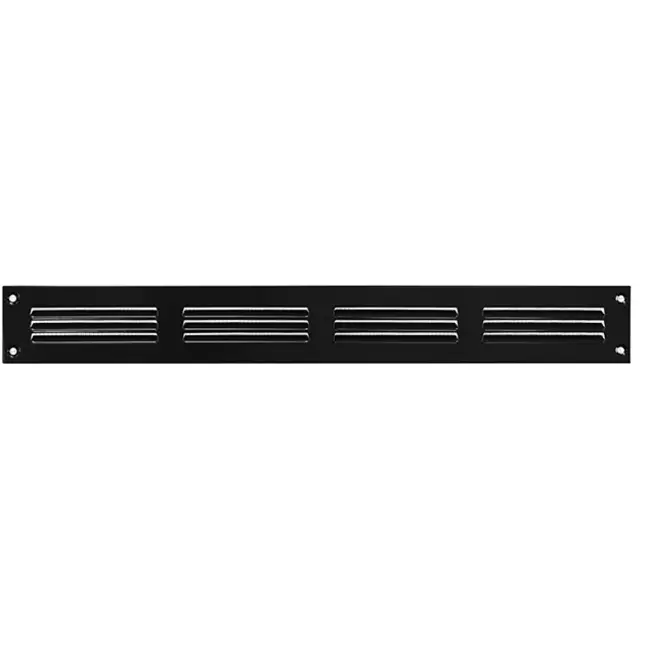 Metallgaller 400x50 mm, svart – MR405M - RAL9005