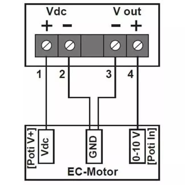 Ruck 3-läges potentiometer 10 kO - MTP 30