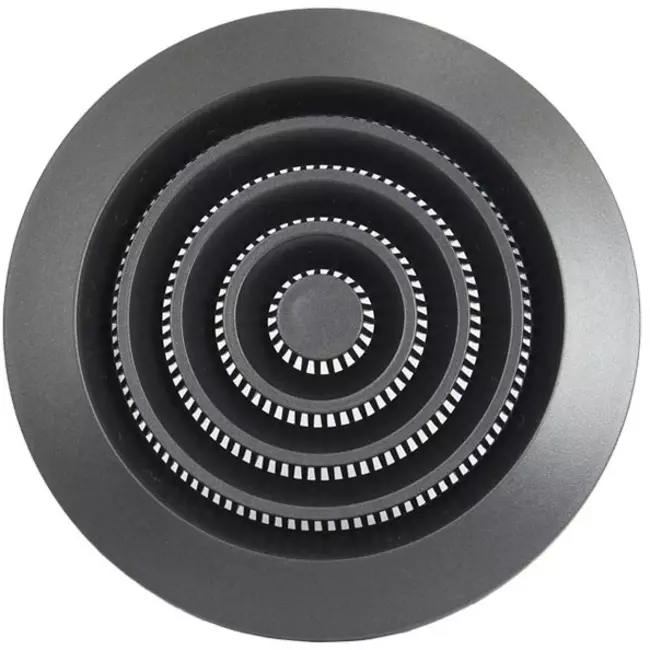 Runt ventilationsgaller grill Ø 100 mm antracit - NGA100A