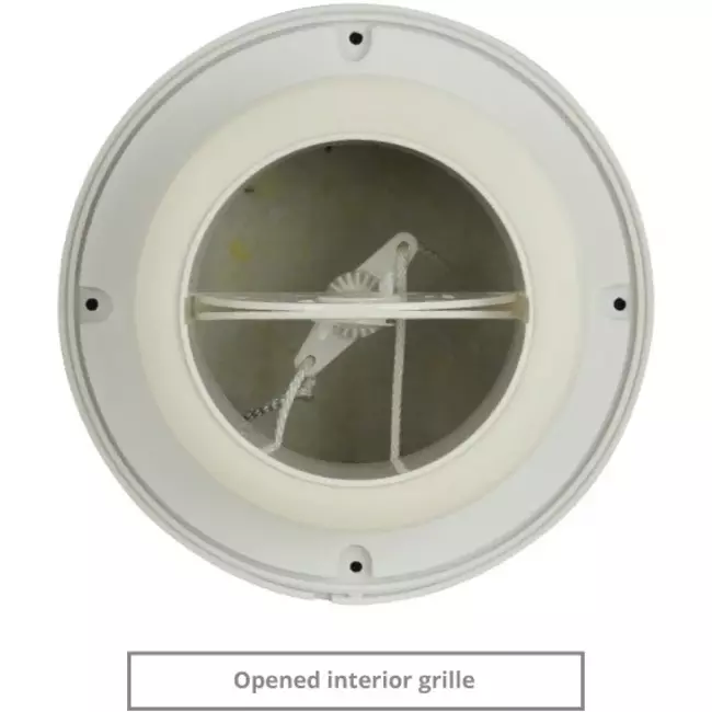 Isolerad fasadventil för naturlig ventilation Ø 100 mm SPK2-100