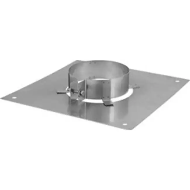 Takplatta diameter 600 mm med fäste I304 (D1,5)