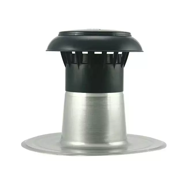 Plåttak ventilation med plastlock Ø 110 - 125 mm